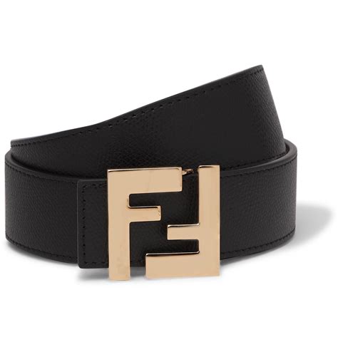 fendi leather belt|authentic men's fendi belt.